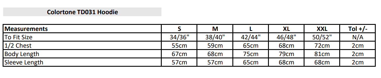 Size Guide