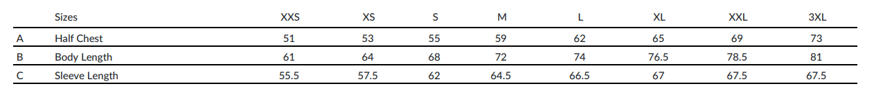 Size Guide