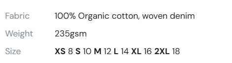 Size Guide