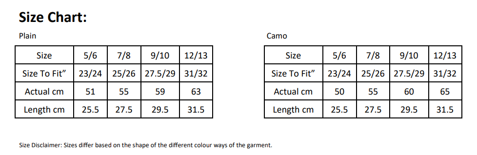 Size Guide