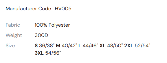 Size Guide