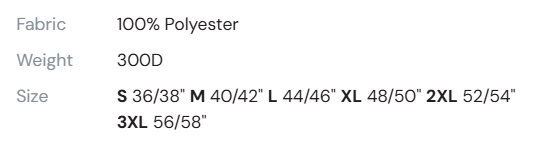 Size Guide