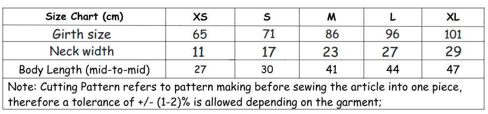 Size Guide