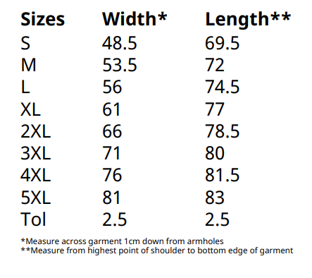 Size Guide