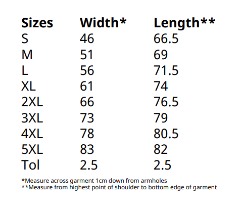 Size Guide