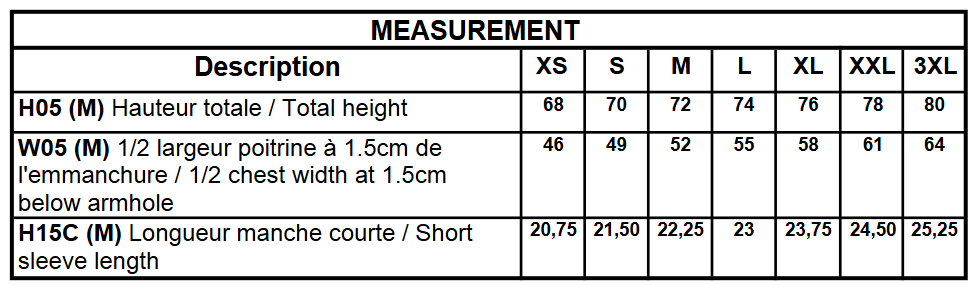 Size Guide