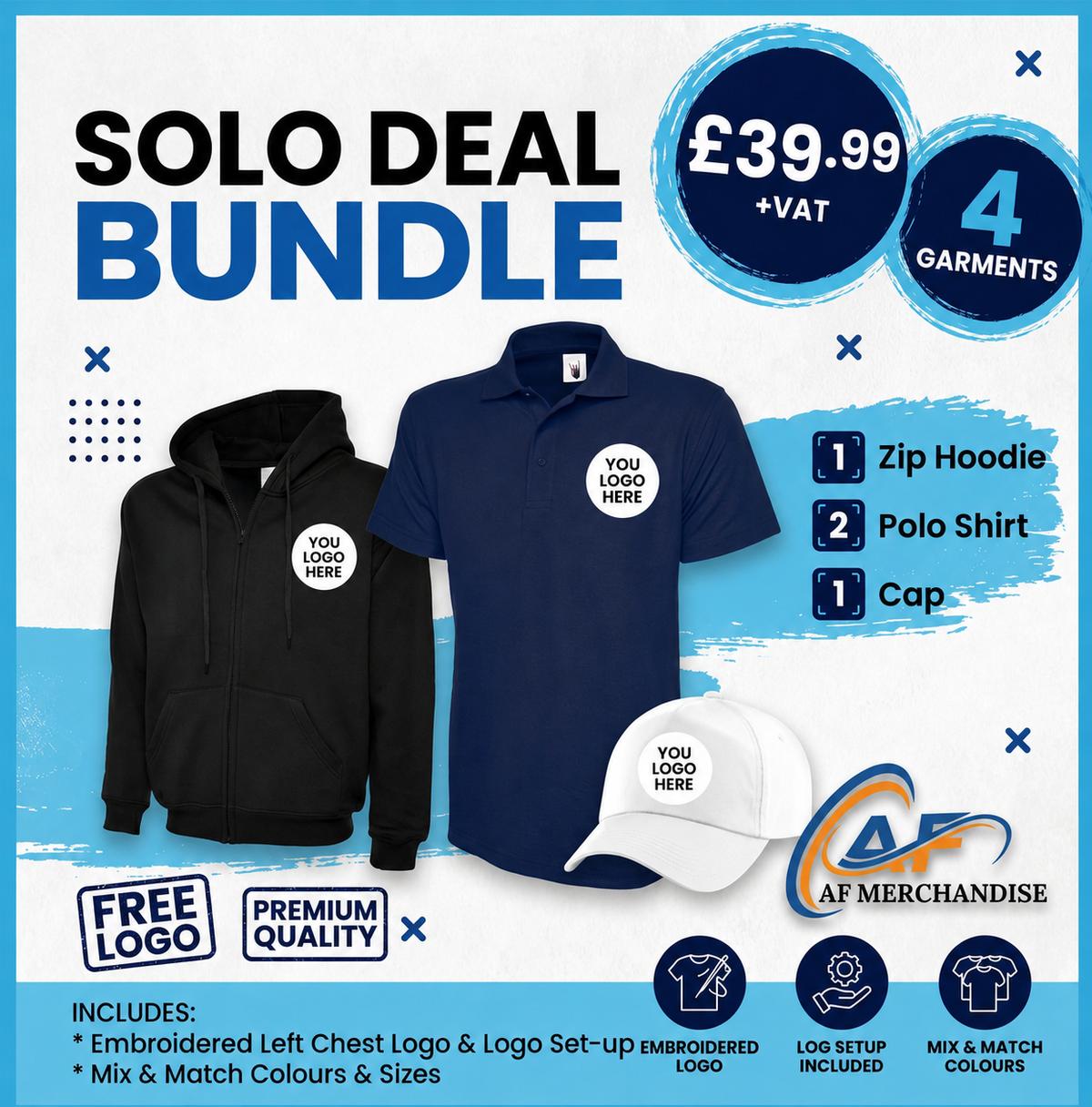Solo Deal Bundle - Custom Embroidered Workwear