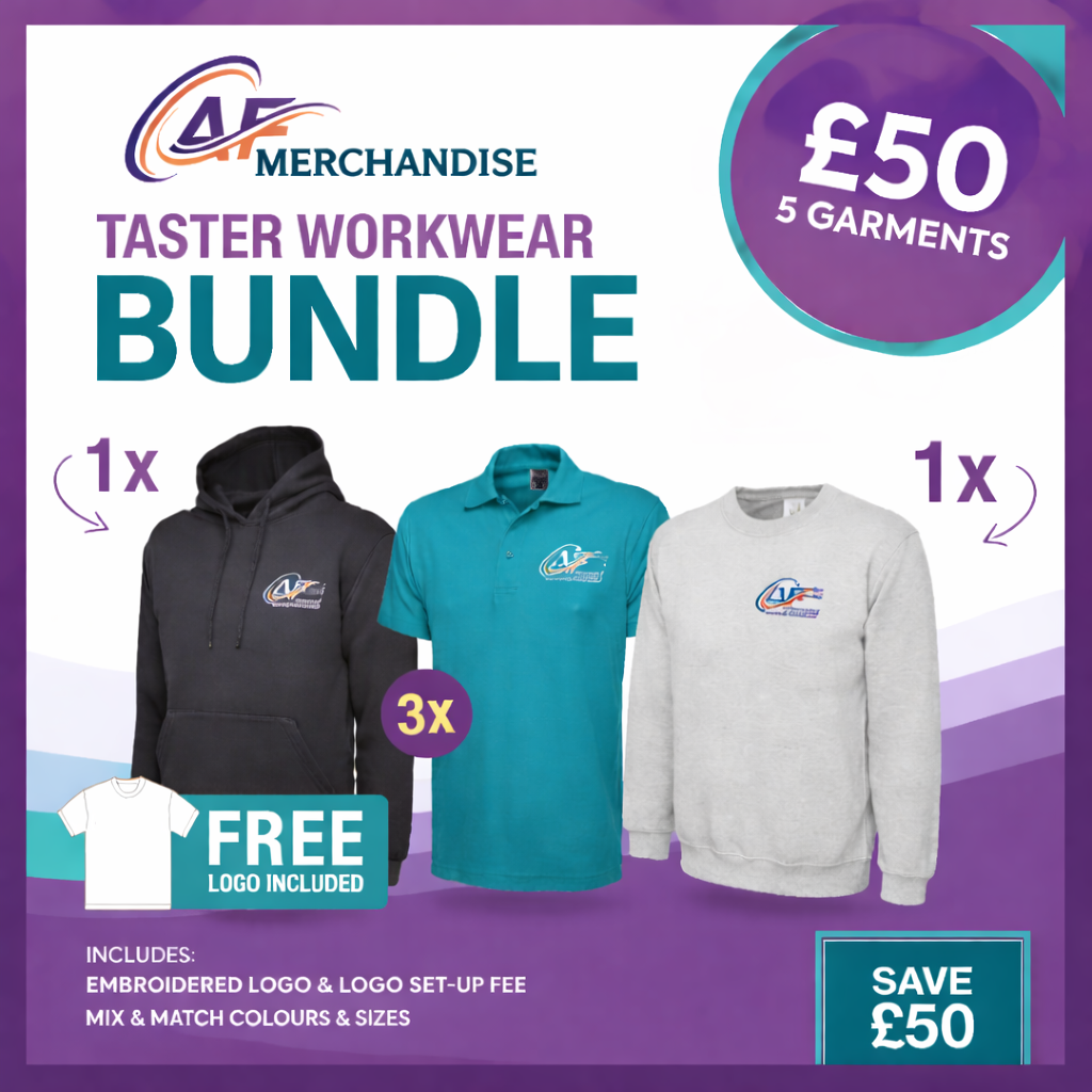 Taster Workwear Bundle - Custom Logo Polo, Sweat & Hoodie