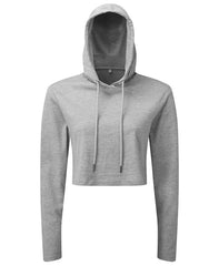 Women's TriDri® cropped hooded long sleeve t-shirt