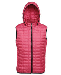 Honeycomb hooded gilet