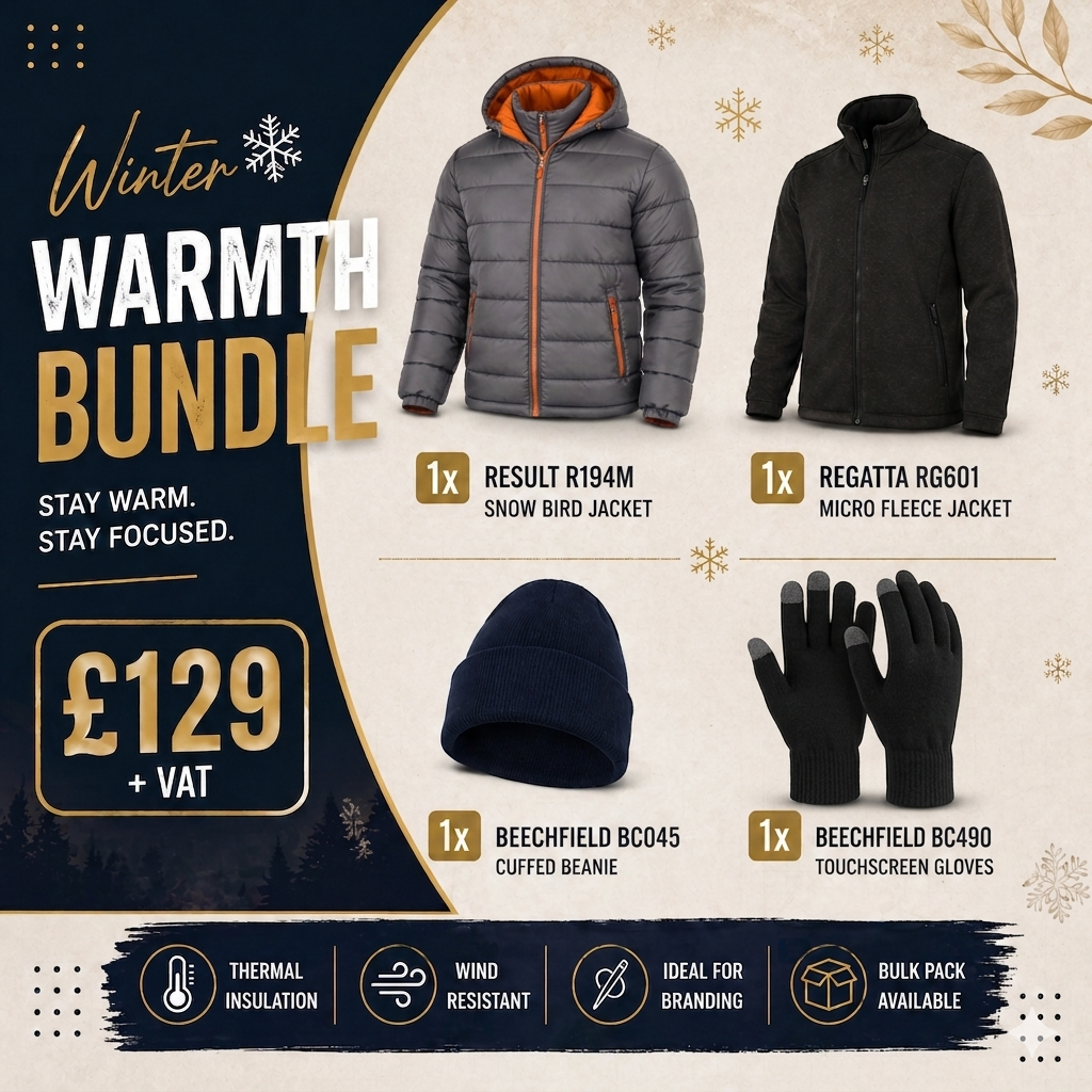 Winter Warmth Bundle - Premium Branded Thermal Workwear Kit
